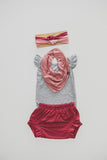 BANDANA BIB - ROSIE (Rose Pink) - Flynn Jaxon