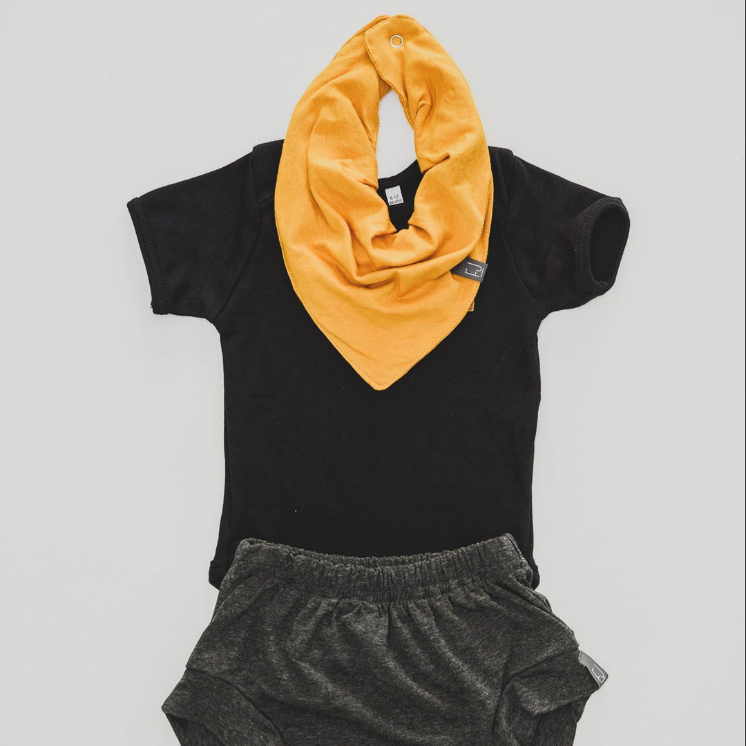 BABY VEST - BLACK SLEEVED - Flynn Jaxon