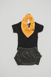 BABY VEST - BLACK SLEEVED - Flynn Jaxon