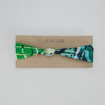 Navy + Turquoise Jungle Print