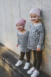 SLOUCHY BEANIE - MAE (Pink Rib) - Flynn Jaxon