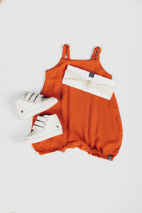 BUBBLE ROMPER - RUST - Flynn Jaxon